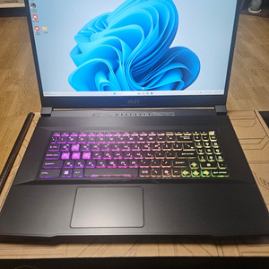 MSI 게이밍 노트북 rtx3050. i7-12650h.16g. 17인치.144hz. 부산