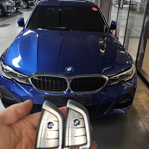 BMW 320i G20 3시리즈 스마트키 칼키 2EA 제작 + 근접도어(PKE) 기능까지 설정 완료!