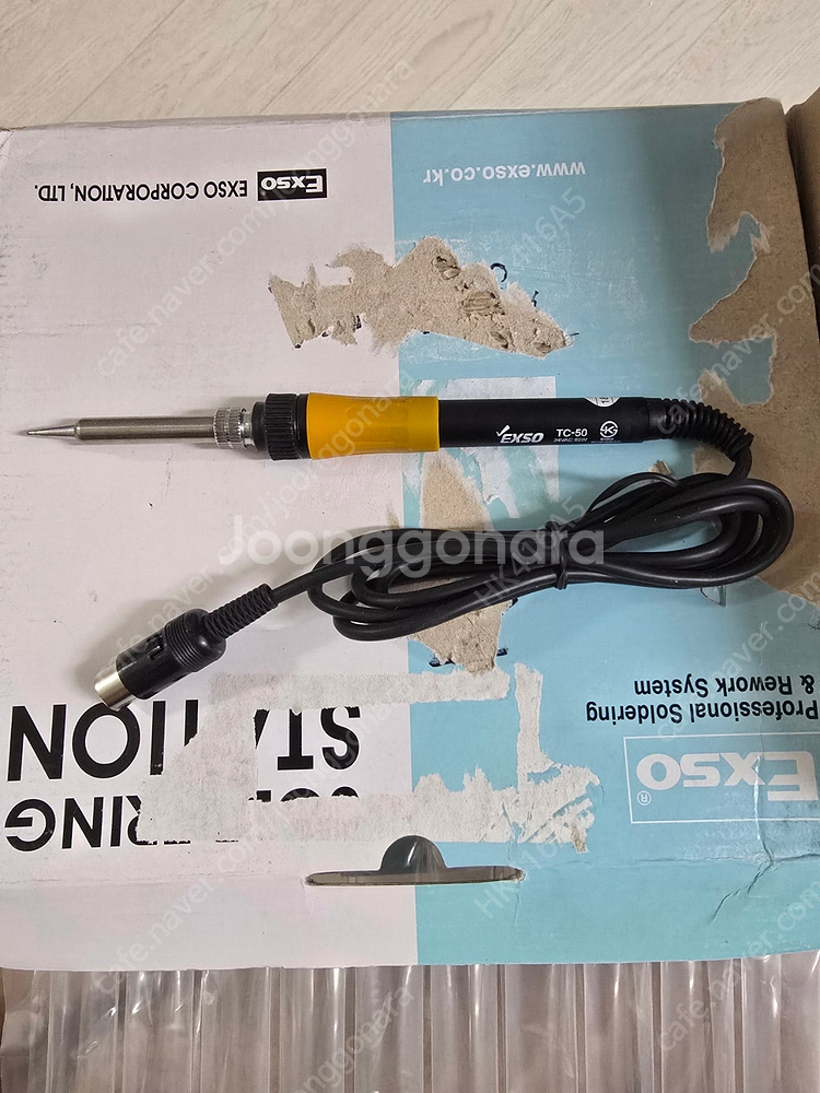 엑소 온도조절형 인두기 새제품(TC-50 ESD)--2