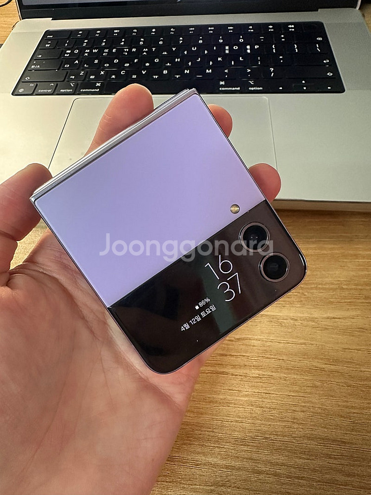 갤럭시 Z 플립 4 256GB 퍼플 정상해지 선택약정가...--3