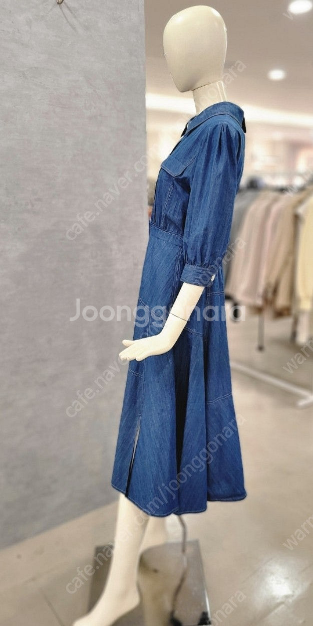 (새상품) 씨씨콜렉트 데님 원피스 55 듀엘 오즈세컨 ...--2