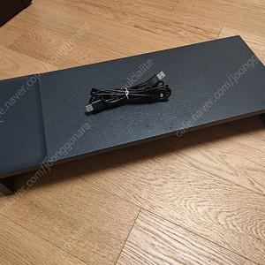 데스커 모니터 받침대 무선충전 USB허브