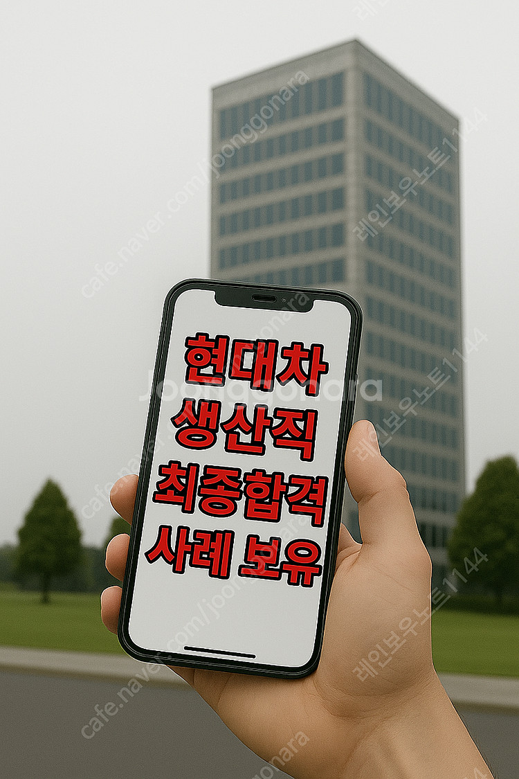 현대차 생산직 최종합격! 자소서·자기소개서 대필·대행·...--0