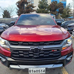 쉐보레 콜로라도 중고 가격 콜로라도 중고차 픽업트럭 중고 빨간색 2021년식 66,171km 3.6 Z71-X 4WD 수원중고차
