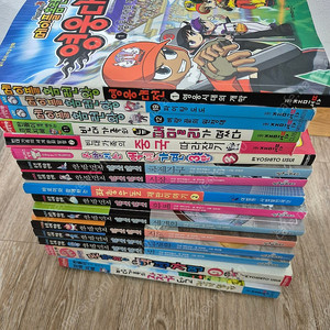 만화책 메이플홈런왕,좌충우돌재팬,알자알자화폐,세계화,지도,법,내일은실험왕등 모두 만화책