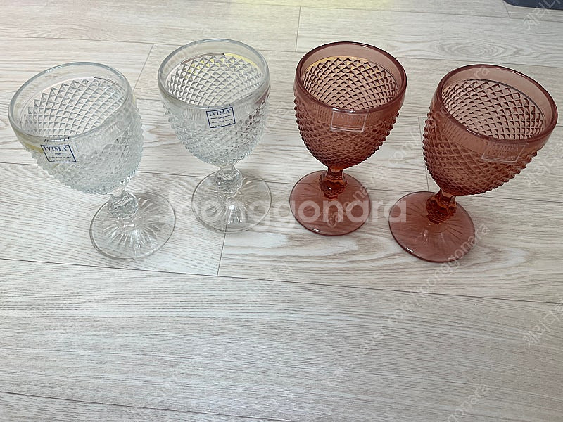 지앙 이비마 고블렛잔 (280ml) 4p 미사용 새제품...--1