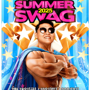 싸이흠뻑쇼 SUMMERSWAG2025 - 과천 싸이흠뻑쇼 서울 7.19(토) 지정석 연석 양도해요