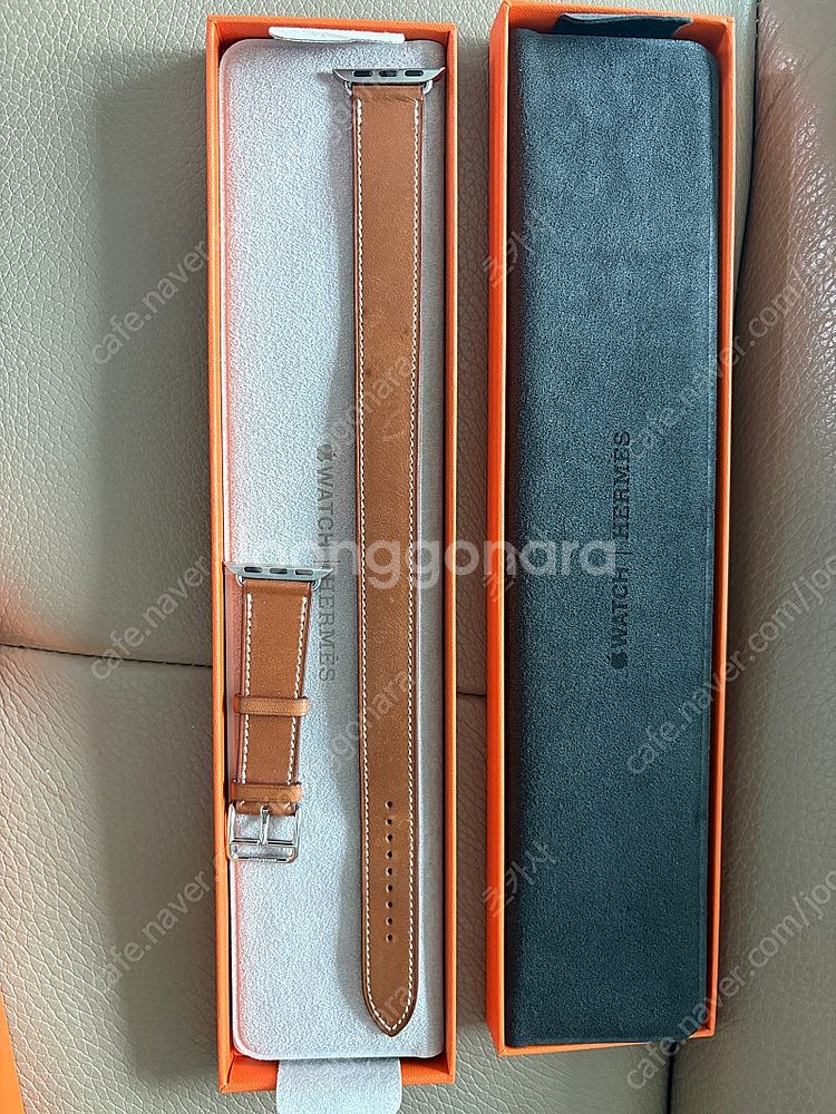 애플워치 에르메스 정품 더블 투어 스트랩 2종 판매합니...--2