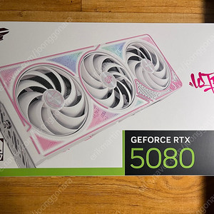 COLORFUL iGame 지포스 RTX 5080 ULTRA OC White D7 16GB 피씨디렉트 단순개봉 미사용 제품 판매합니다(157만원)