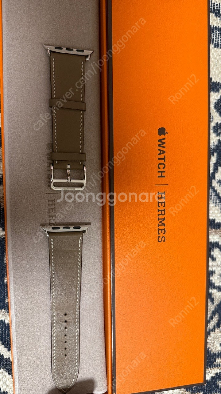 애플워치10 에르메스 46mm 킬림 풀세트--8