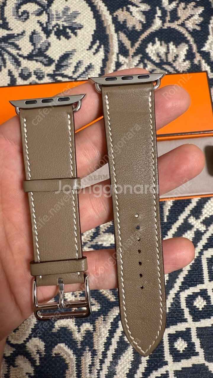 애플워치10 에르메스 46mm 킬림 풀세트--9