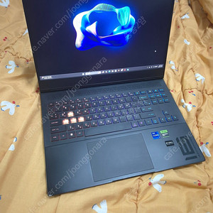 급처 HP 오멘 슬림 게이밍 노트북 16인치 16-u0037TX (32G 1TB RTX 4070)