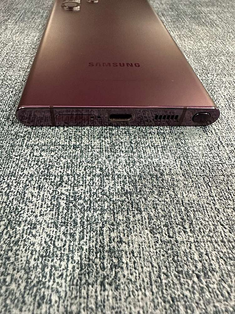 갤럭시S22울트라 256G 버건디 외관S급 잔상있는폰 ...--8