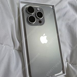 리퍼미사용 아이폰15프로 128gb 내추럴티타늄