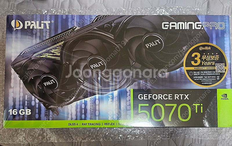 PALIT RTX 5070 Ti GAMINGPRO D7...--0