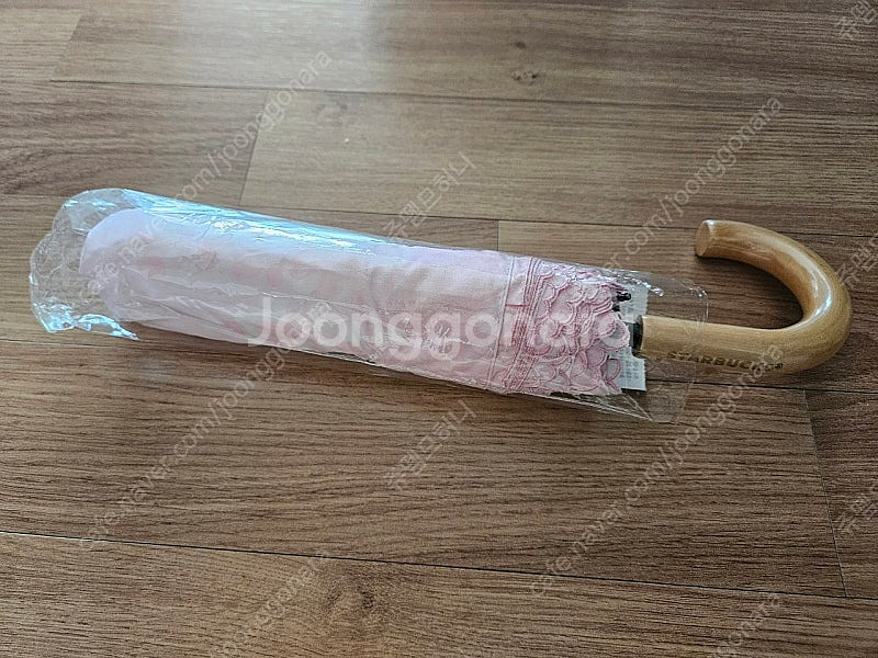 스타벅스 벚꽃 양우산 미개봉 새상품 (핑크 꽃자수 파우...--2