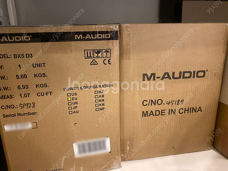 엠오디오 BX5 D3 액티브 모니터 스피커 2통--0