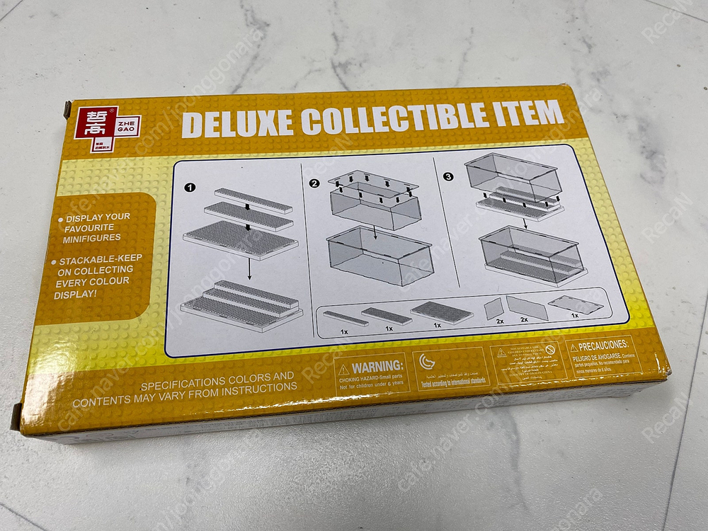 레고 미피 전시용 3단 아크릴 케이스(진열장) 새것이예요--1