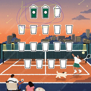 스타벅스 프리퀀시 미션2개 일괄3900