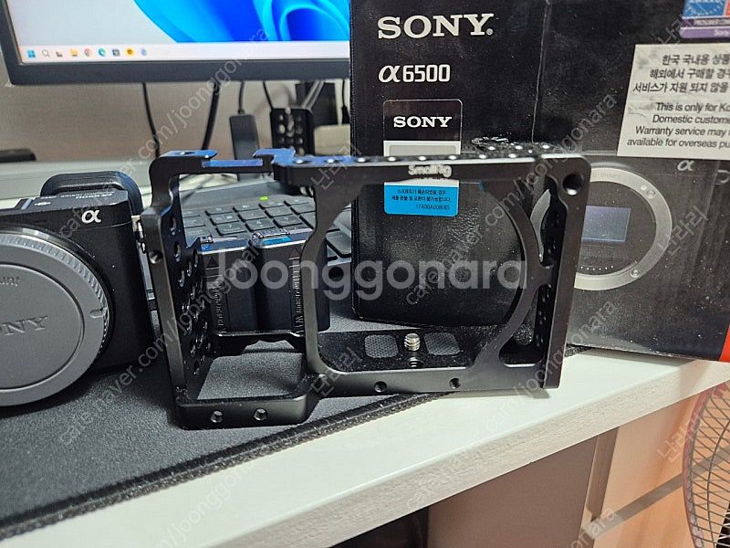 소니 a6500스몰리그 케이지+18-105 f4 렌즈--2