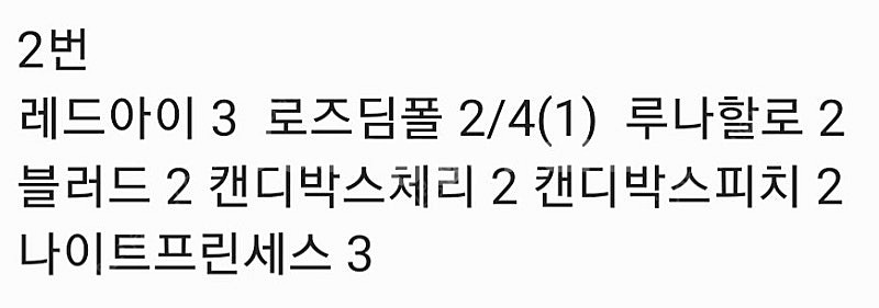 고급사랑초 블러드 샤이닝오렌지 캔디박스포머그레닛--3