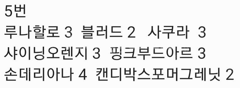 고급사랑초 블러드 샤이닝오렌지 캔디박스포머그레닛--9