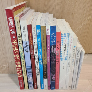음식, 요리 관련 책 15권 모음 일괄 저렴히 판매합니다.