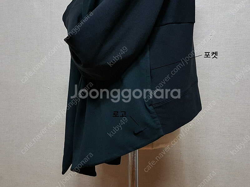 나이키 드라이핏 크롭 여성 오픈 자켓 아우터 55/66...--4