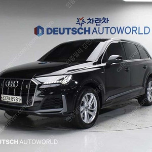56,405 km 아우디 Q7 중고 아우디 중고 45 TDI 콰트로 프리미엄 중고차거래카페 검정색
