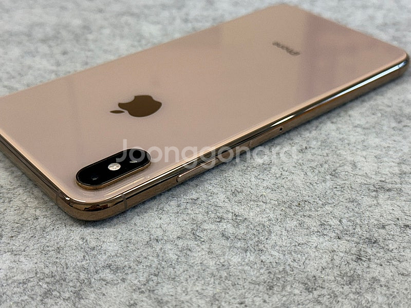 (S급자급제)아이폰XS Max 64G 골드 64G 배터리95% 깨끗한 무잔상 단말기 30만 판매해요--5