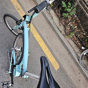 쓰리식스티 내장 3단 (유사 브롬튼) 캐리어가방 새것포함