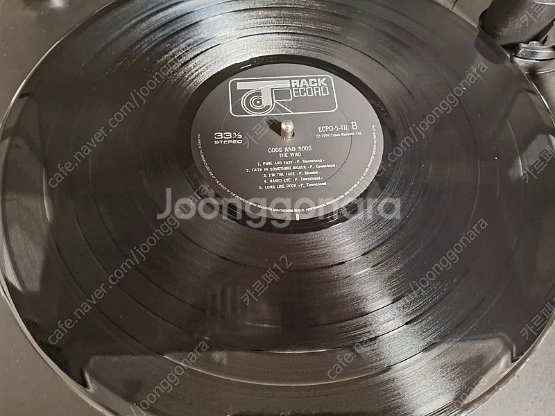 <록 LP> 더 후 The Who 1974년 일본반 엘...--7