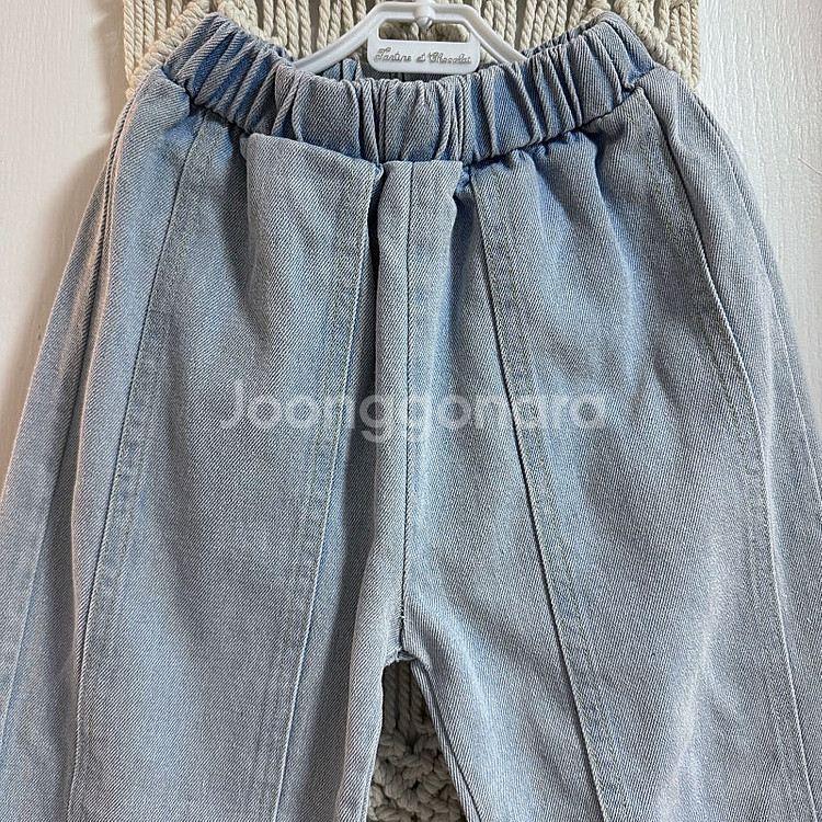 유아 아동 배기 데님 팬츠 연청바지 (130~140)--8
