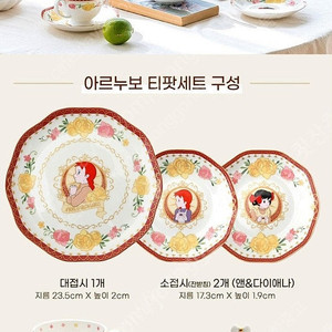 빨강머리앤 티팟세트 (미개봉) 가격인하