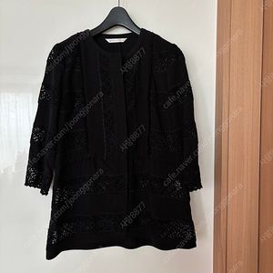 기비 펀칭 아일렛 레이스 블라우스 겸 자켓 출근룩결혼식 하객룩 올드머니룩 givy