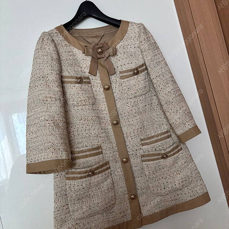 레니본 트위드자켓 결혼식 하객룩 올드머니룩 코코 리본--2