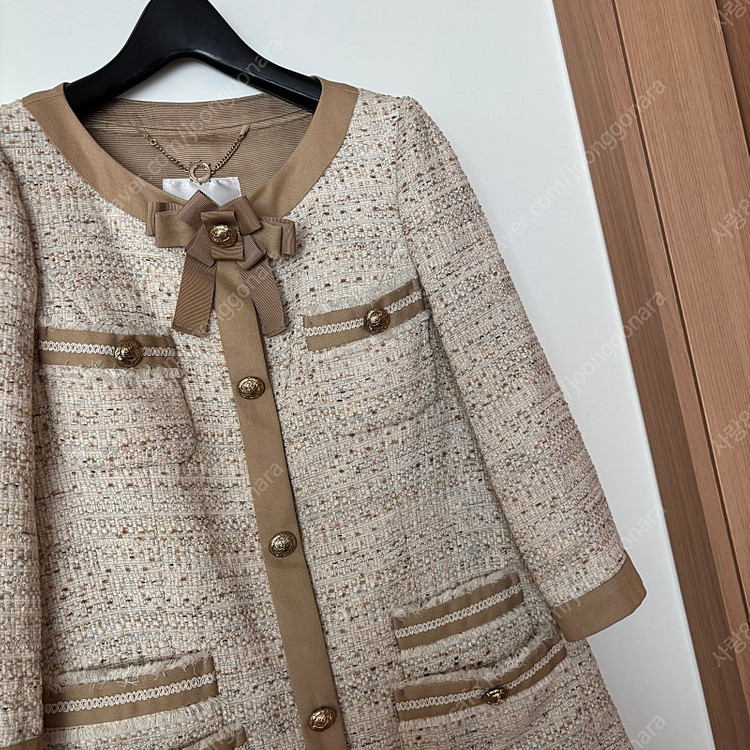 레니본 트위드자켓 결혼식 하객룩 올드머니룩 코코 리본--6