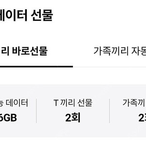 skt 데이터 2기가