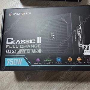 마이크로닉스 750w 클래식 2 풀체인지 atx 3.1