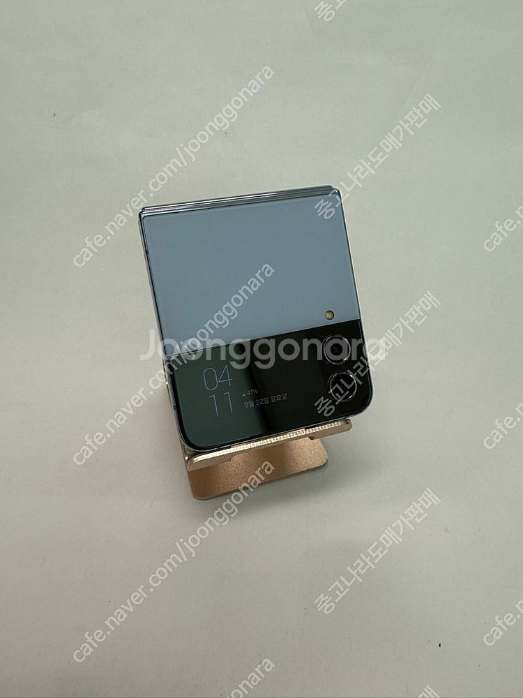 166997 갤럭시Z플립4 256GB 자급제 블루 가성...--3