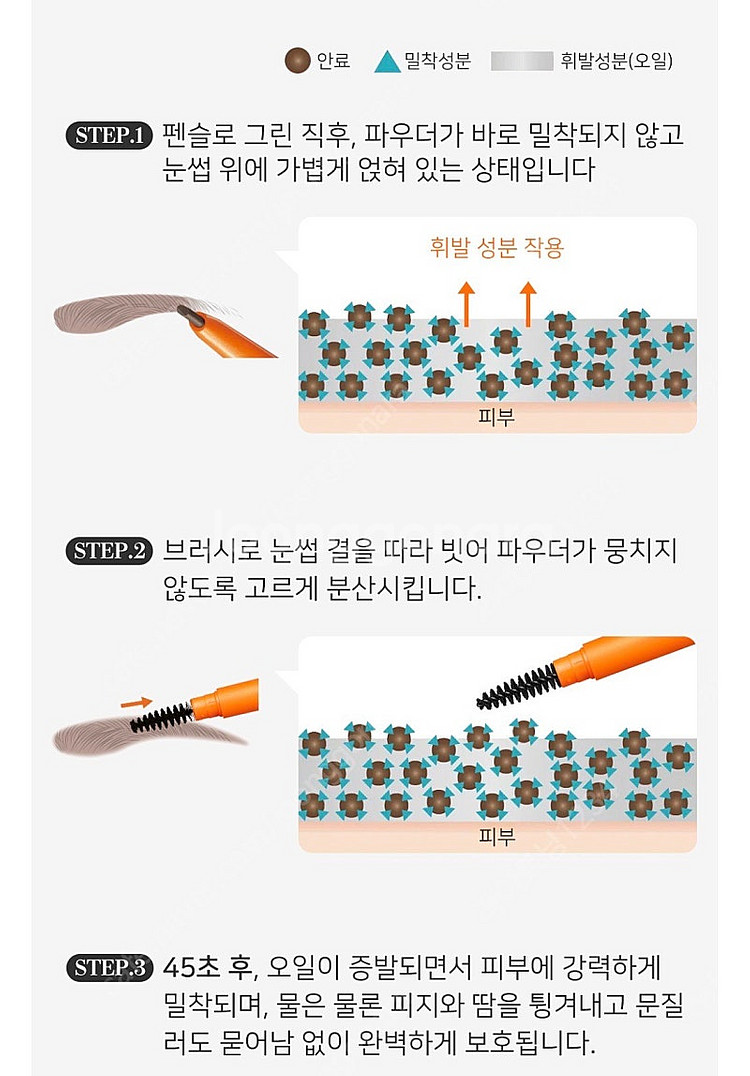 [새상품] 데자뷰 워터프루프 아이브로우 펜슬 2개 일괄--5