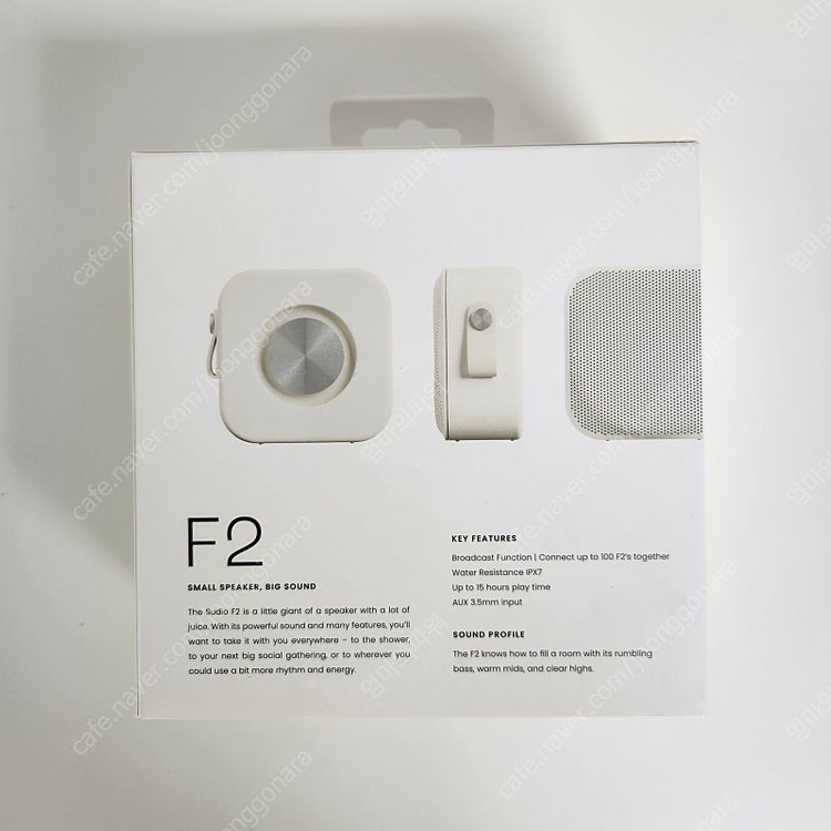 Sudio F2 스피커 화이트 미개봉 새상품 이미지