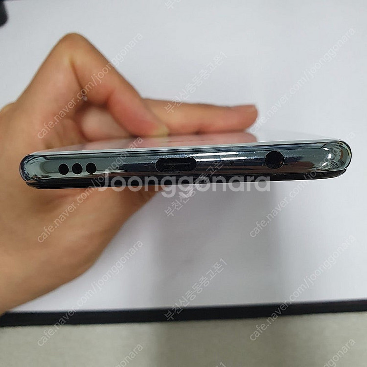 203619 LG Q51 블루 32기가 SK 무잔상S급...--4