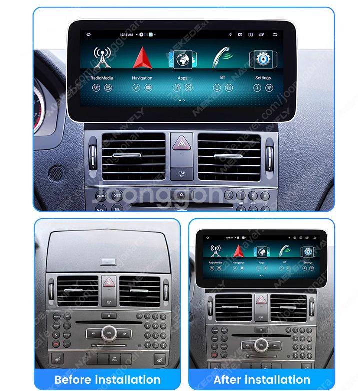 Navifly 안드로이드 올인원 차량용 라디오 6G+1...--2