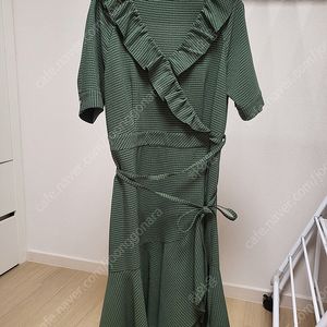 시슬리 랩 원피스 퍼프 42사이즈 S 44-마른55 (택포)