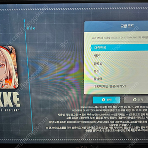 니케 홍련 스킨 코드 팝니다