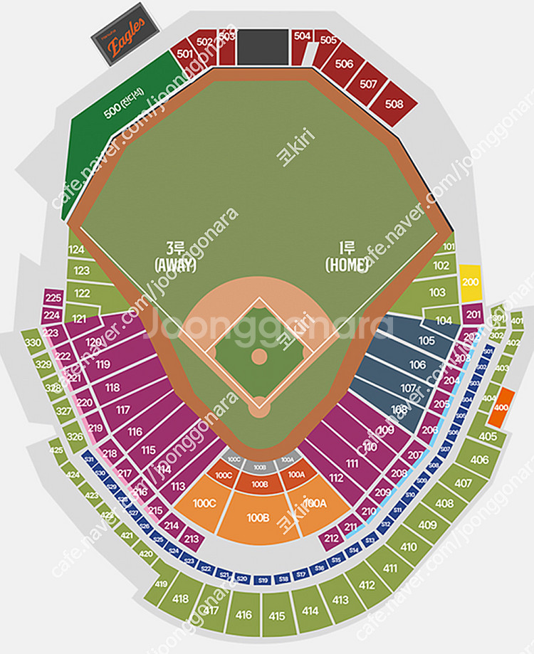 6월 15일 일요일 LG VS 한화 3루 내야지정석 A--0