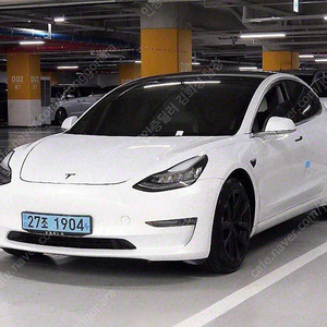 모델3 중고 테슬라 중고 흰색 2020년식 42,000km 롱 레인지 개인사업자 차량구매