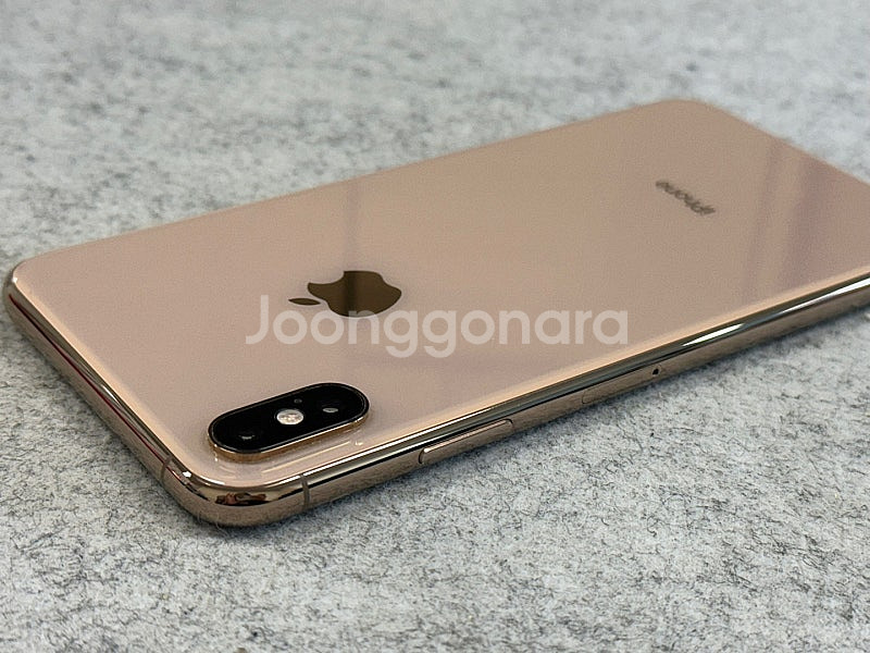 (자급제S급)아이폰XS맥스 골드 512G 깨끗한 단말기 실사용 서브용 추천 카메라선명 40만 판매해요--4