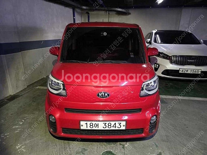 기아 레이밴 중고 빨간색 2018년식 84,576km ...--0
